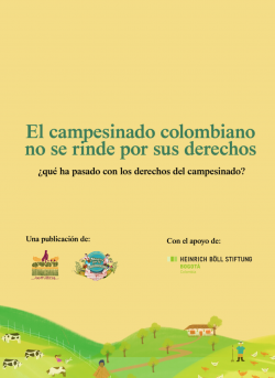 Gráfica alusiva a El campesinado colombiano no se rinde por sus derechos. ¿Qué ha pasado con los derechos del campesinado?