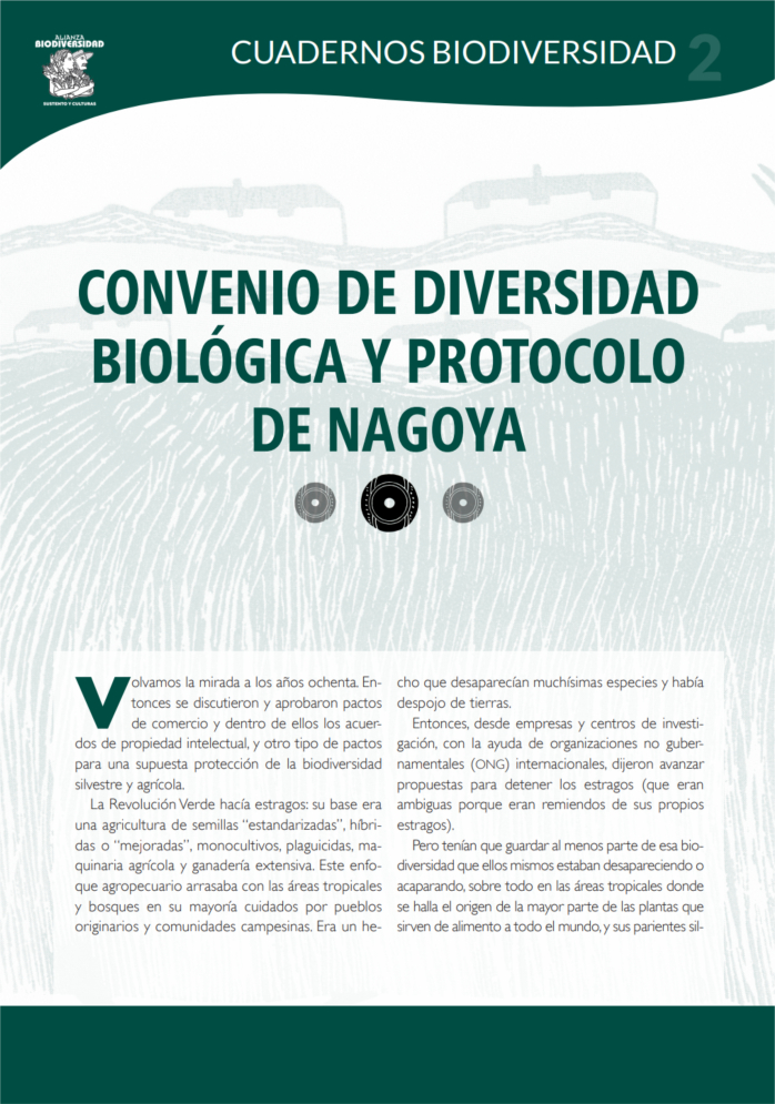 Gráfica alusiva a CUADERNOS BIODIVERSIDAD 2- CONVENIO DE DIVERSIDAD  BIOLÓGICA Y PROTOCOLO  DE NAGOYA