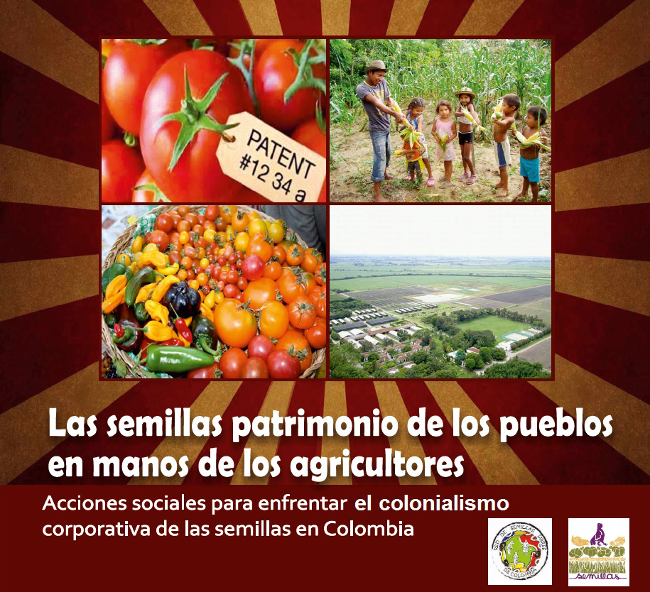 Gráfica alusiva a Las semillas patrimonio de los pueblos en manos de los agricultores