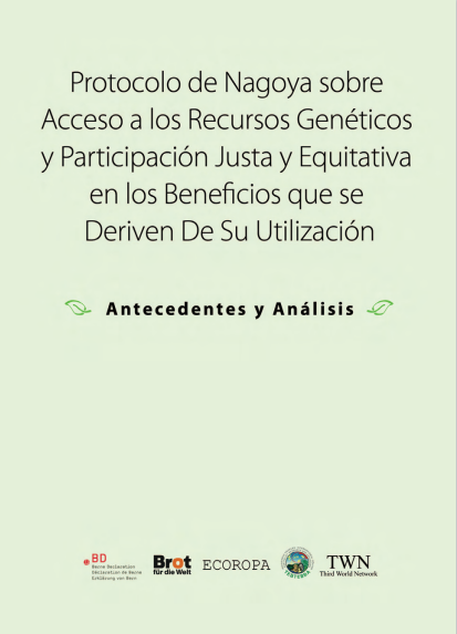 Grafica alusiva a Protocolo de Nagoya sobre Acceso a los Recursos Genéticos y Participación Justa y Equitativa en los beneficios que se deriven de su utilización: Antecedentes y Análisis