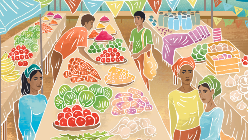 Gráfica alusiva a El campesinado sigue alimentando al mundo, aun cuando FAO afirme lo contrario
