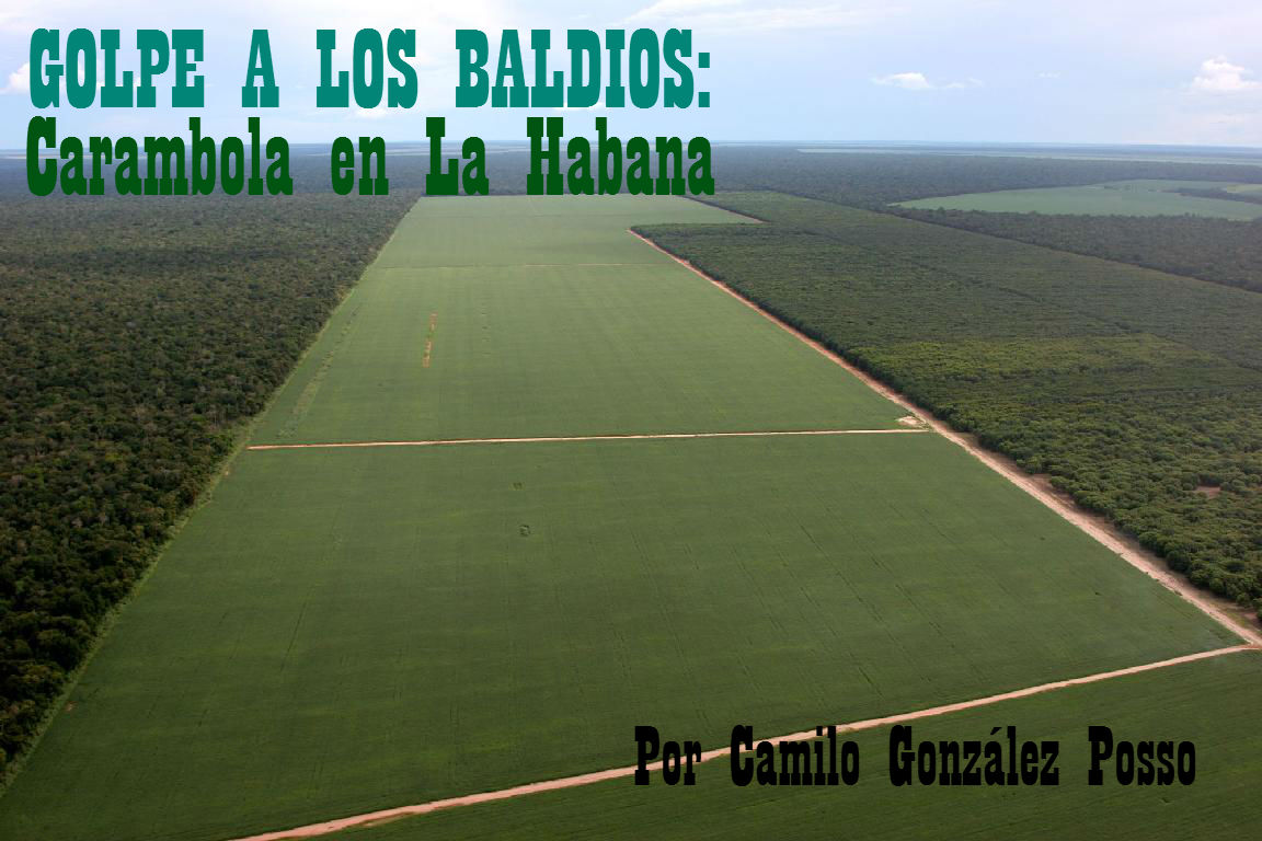 Gráfica alusiva a Golpe a los baldios: carambola en La Habana