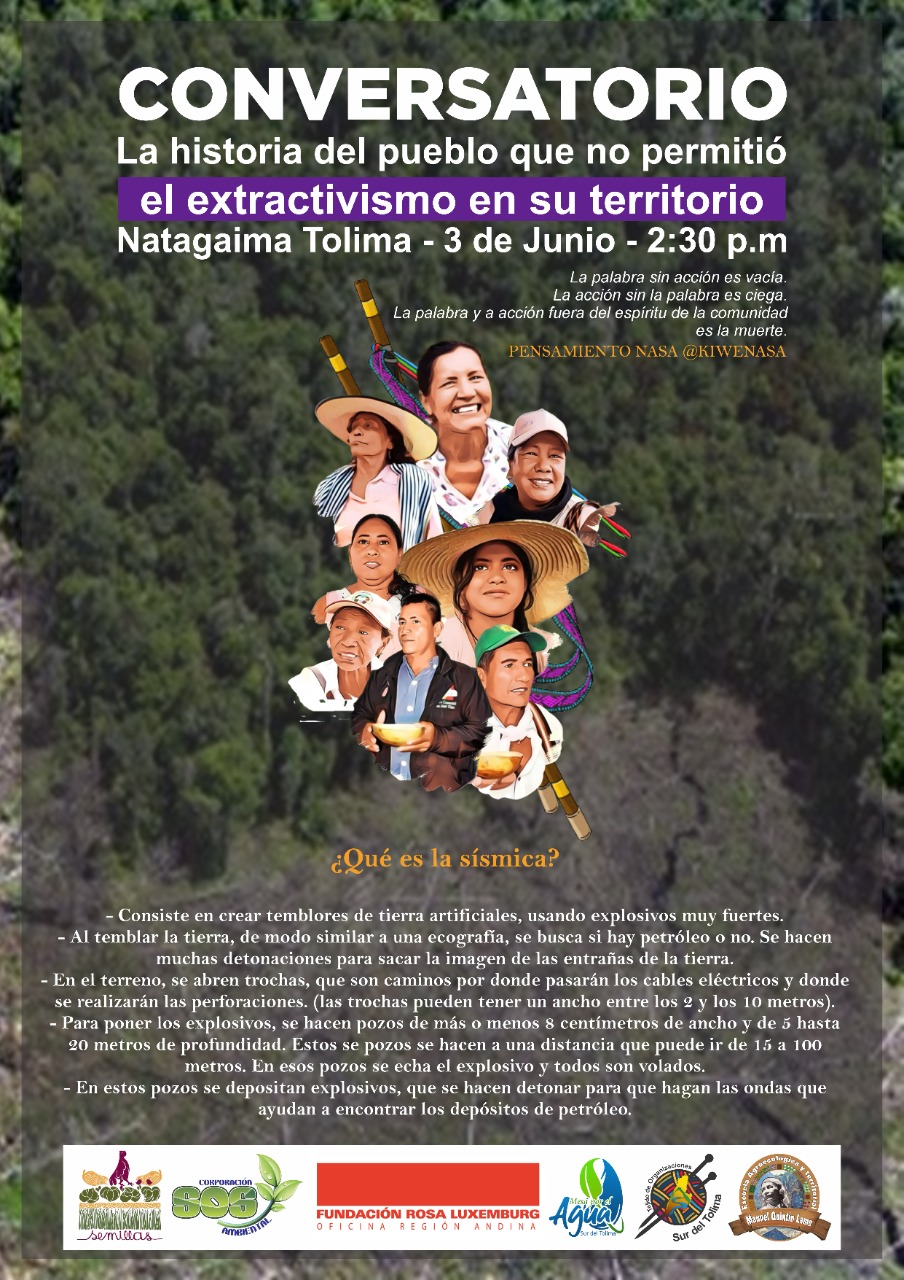Gráfica alusiva a ¡El sur del Tolima resiste ante el extractivismo!